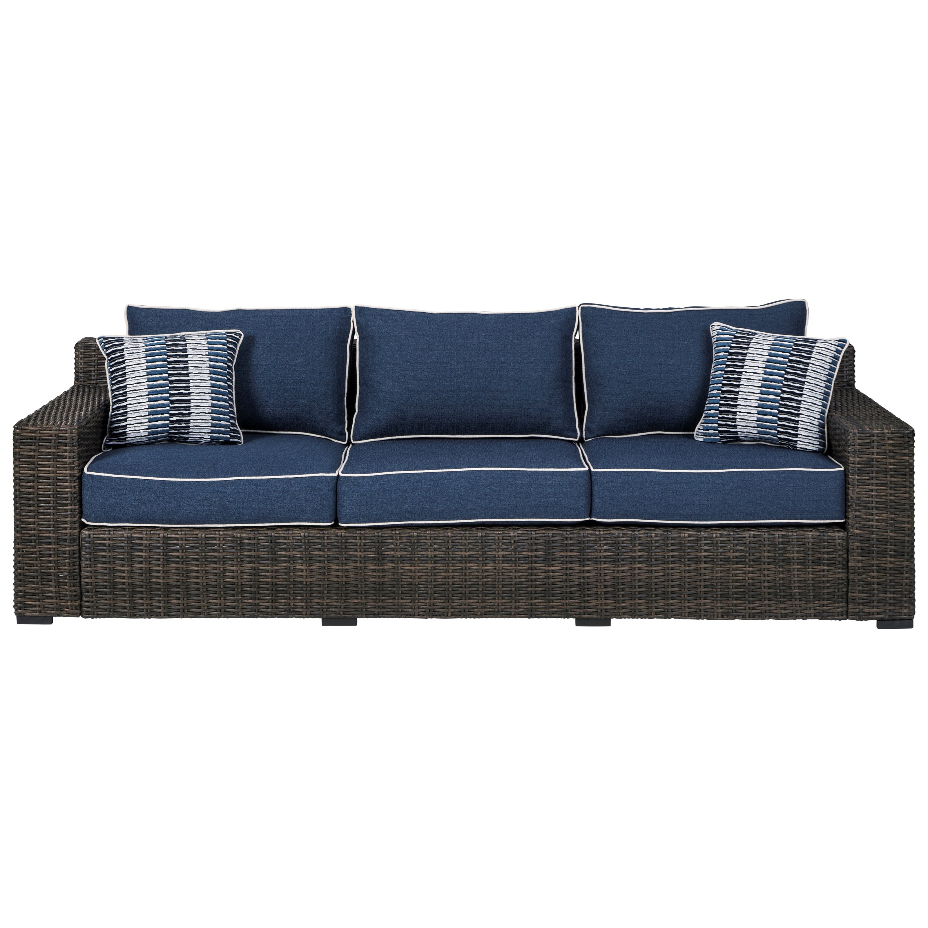 Ashley (Signature Design) Grasson Lane Contemporary Sofa with Cushion